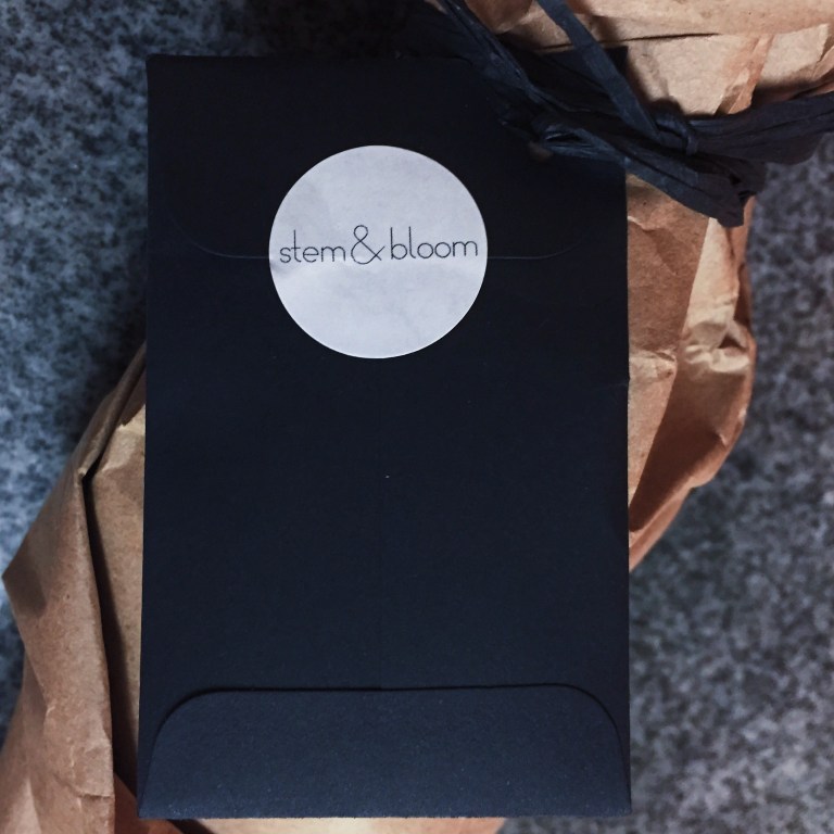 stem & bloom card